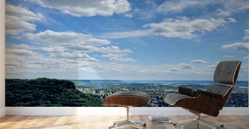 Sunlit Hometown Wall Murals