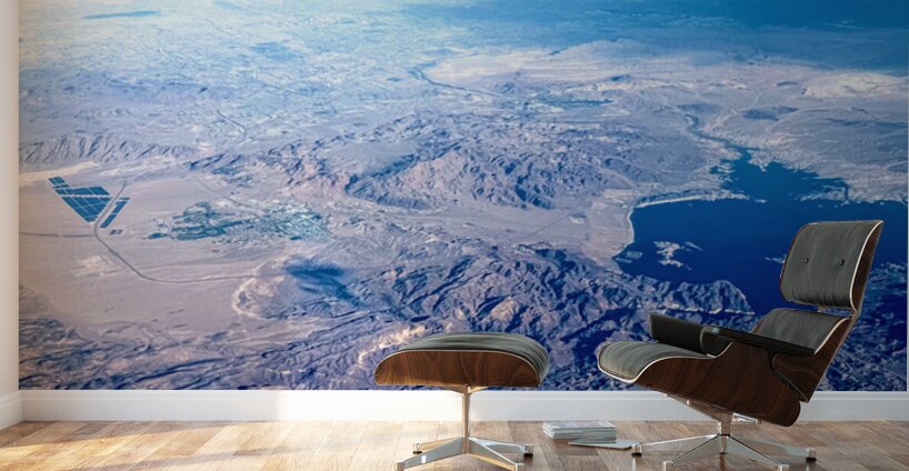 Vegas from the Sky: Electric Dreams in the Desert Wall Murals