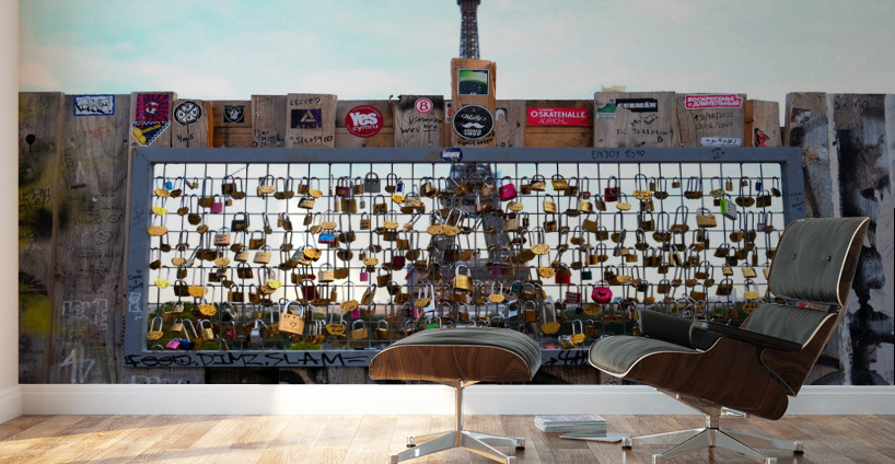 Paris Locks of Love Wall Murals