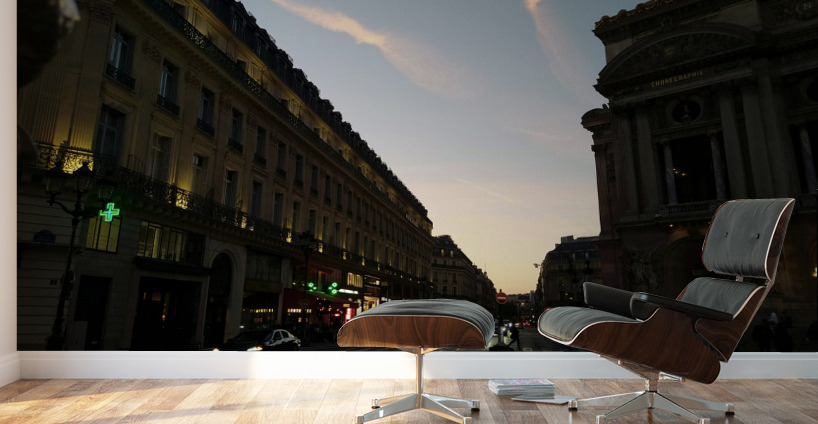 Streets of Paris -- The Palais Garnier 2 Wall Murals