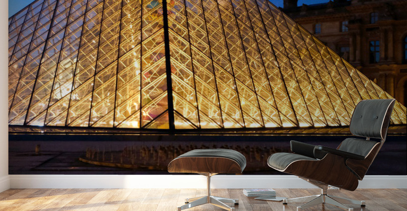 Evening Louvre 3 Wall Murals