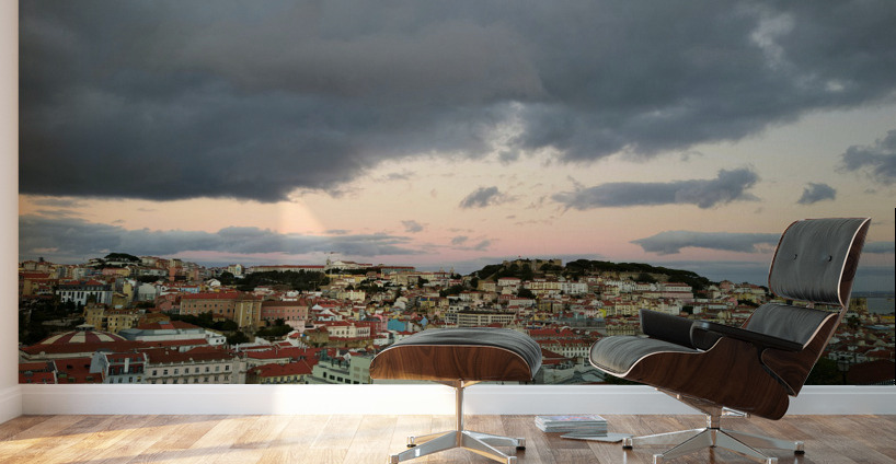 Lisbon Landscape 2B Wall Murals