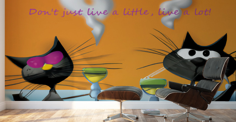 BadCatz Bar Fly 1A Wall Murals