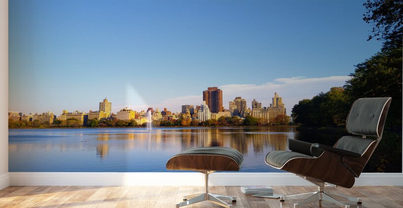 Blue Silence – Manhattan Panorama Wall Murals