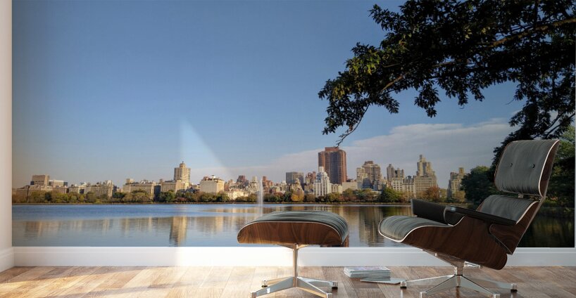 Golden Hour Skyline – Central Park South Wall Murals