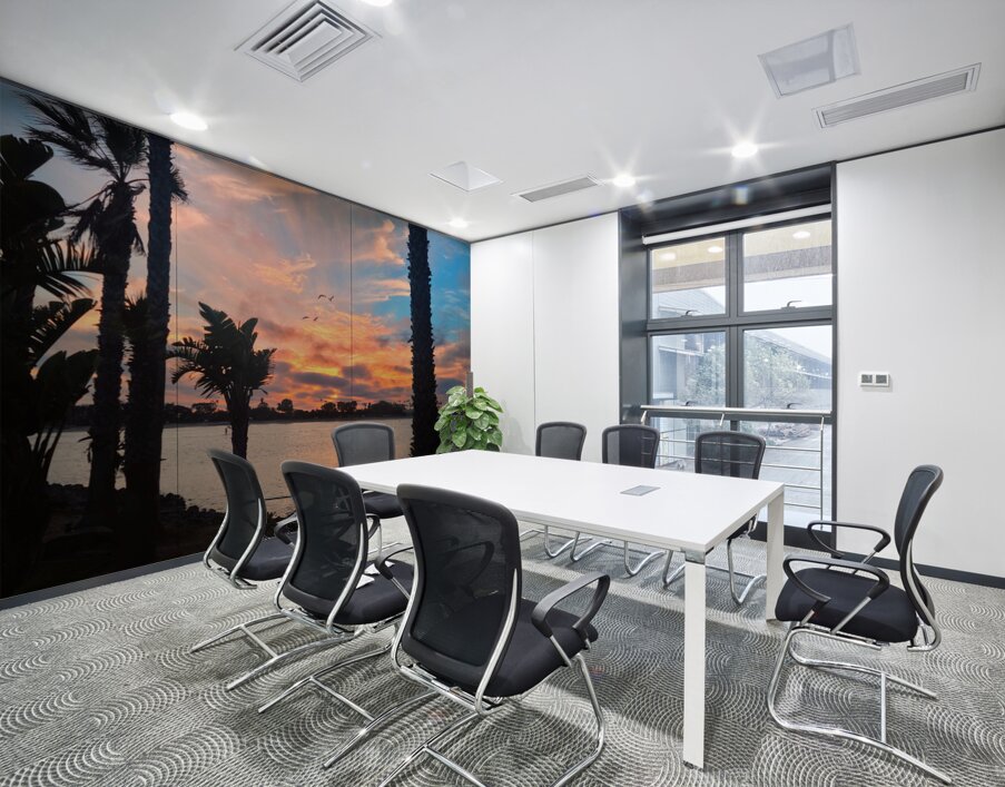 Sunset Paints the Sky in Fire Wall Printing