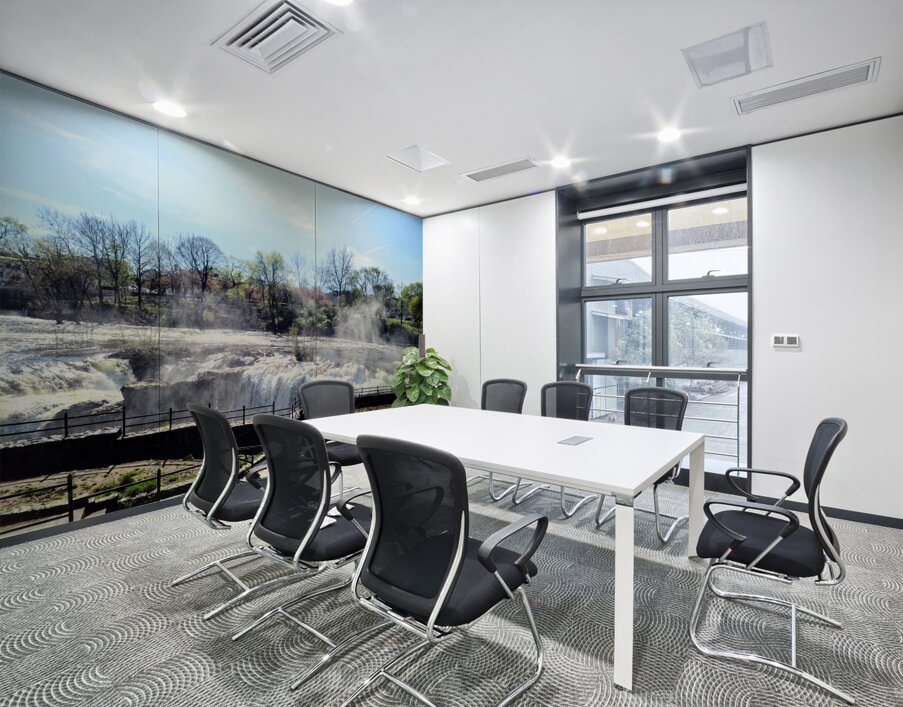 The Curve that Listens to the Falls Wall Printing