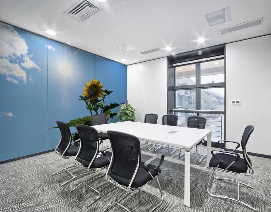 Solar Serenade: The Bloom That Reaches Back Wall Printing