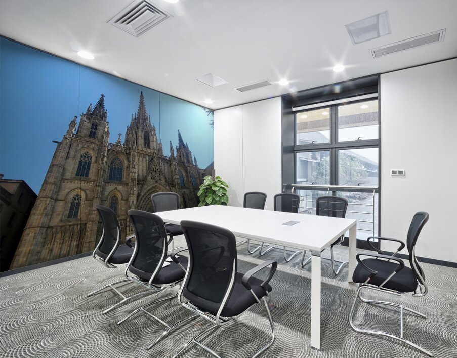 Barcelona Cathedral: Where Stone Remembers the Sky Wall Printing