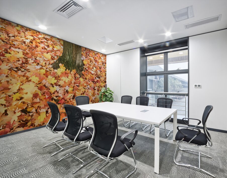 Leaves Me Stumped: Rooted in Color Wall Printing