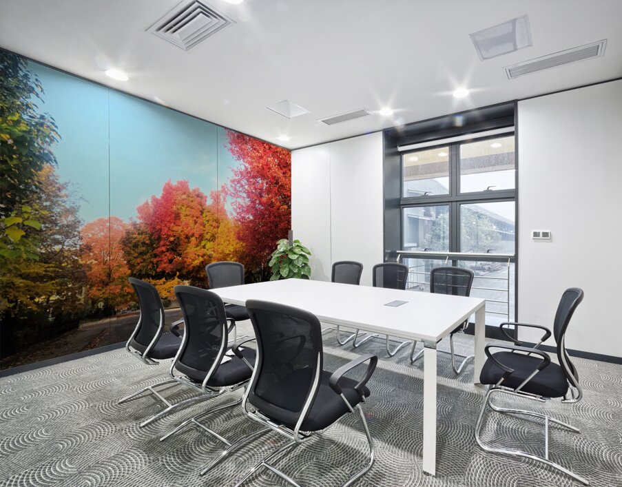 Fall Over the Fence Wall Printing