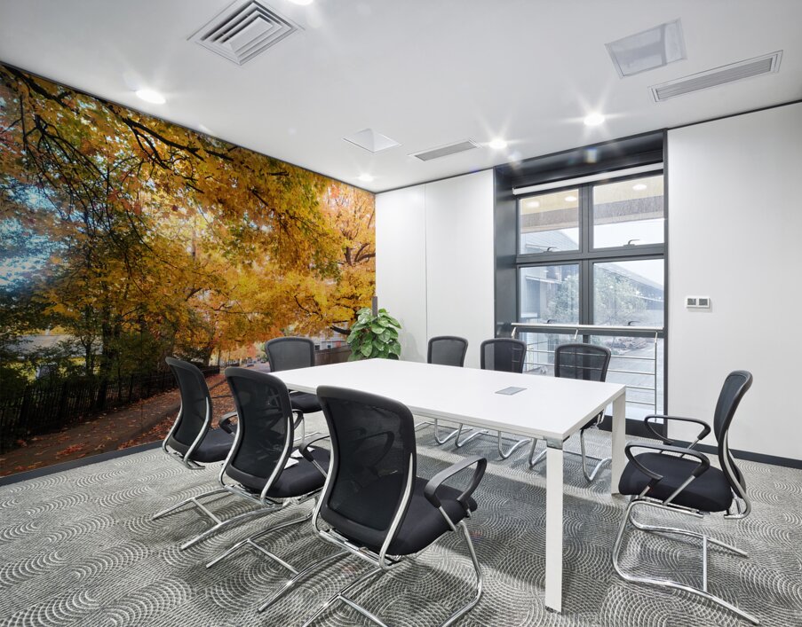 Fall Over the Road Wall Printing