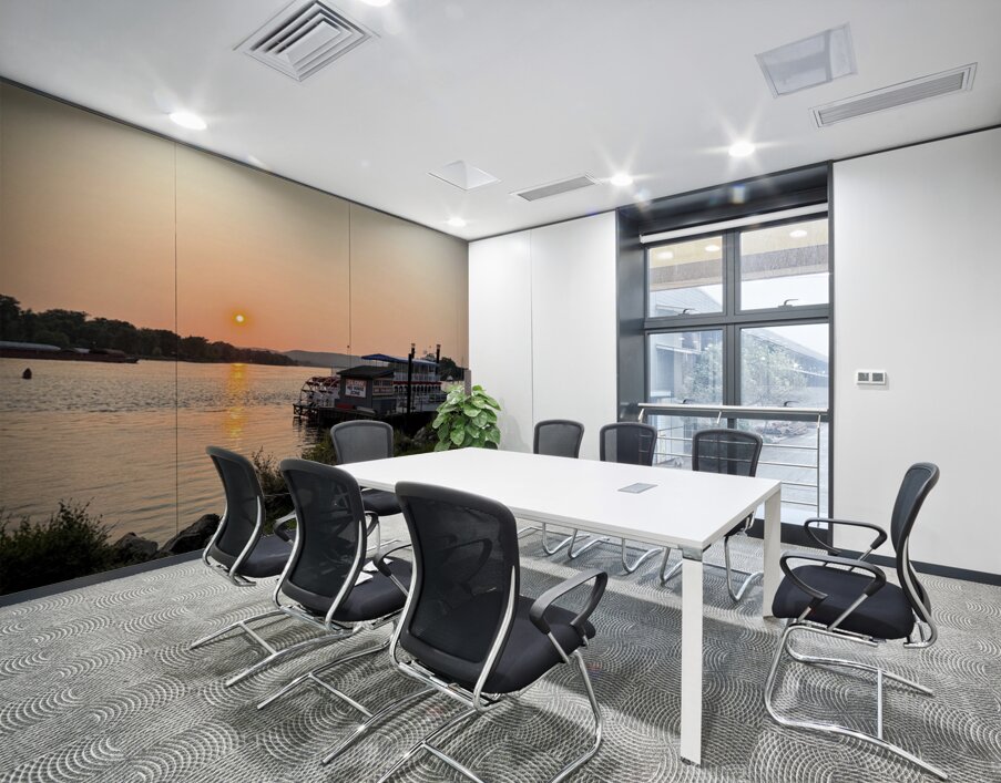 Evening Harbor: A Moment to Drift Wall Printing