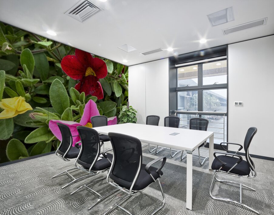 Bold Petals Quiet Strength Wall Printing