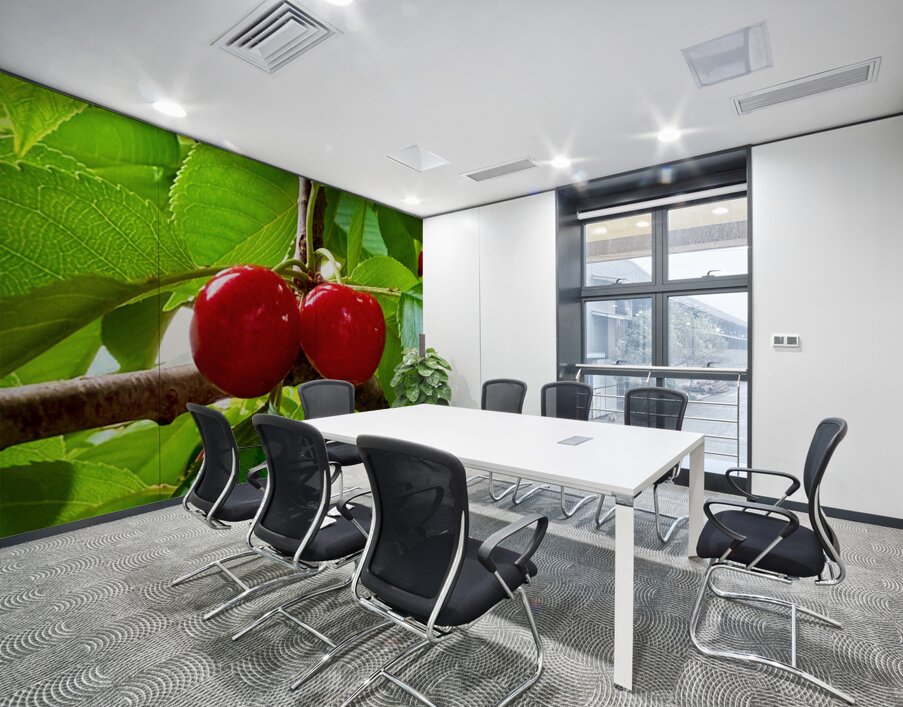 Twin Suns on the Orchard Axis Wall Printing