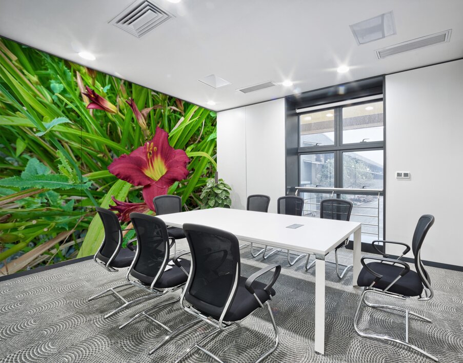 Fireheart Daylily Wall Printing