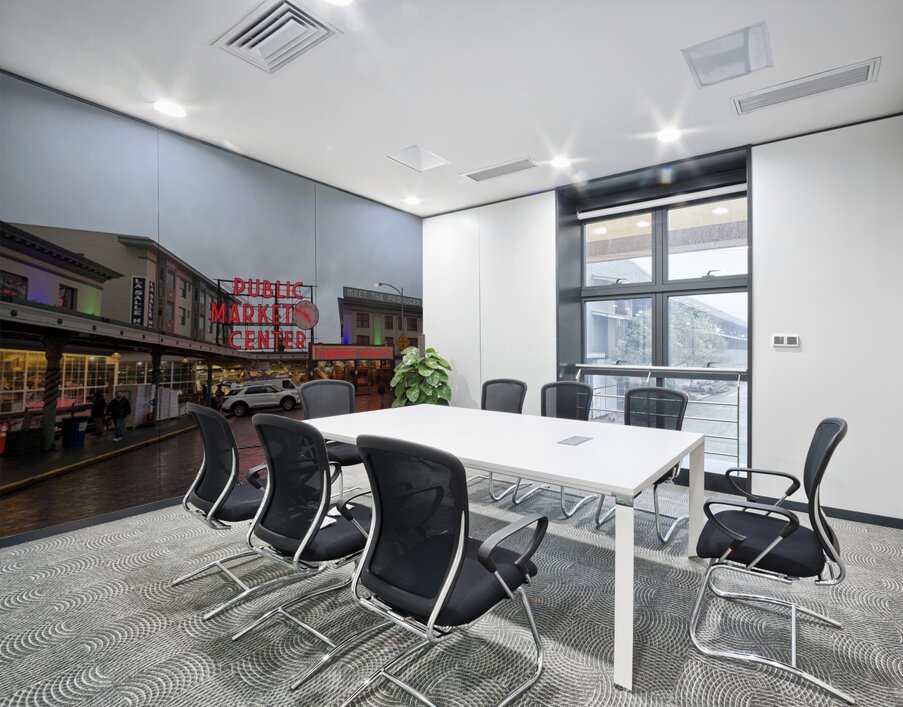 Rain on Pike Wall Printing