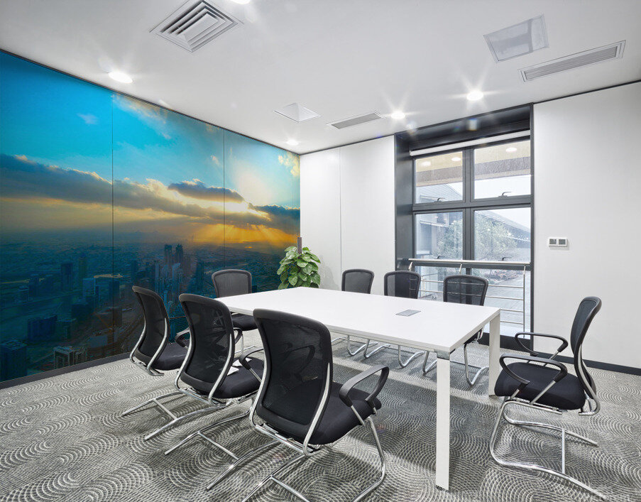 Rays of Heaven on Dubai Wall Printing