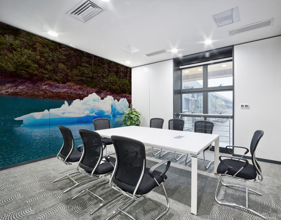 No Man is an Island Iceberg Wall Printing