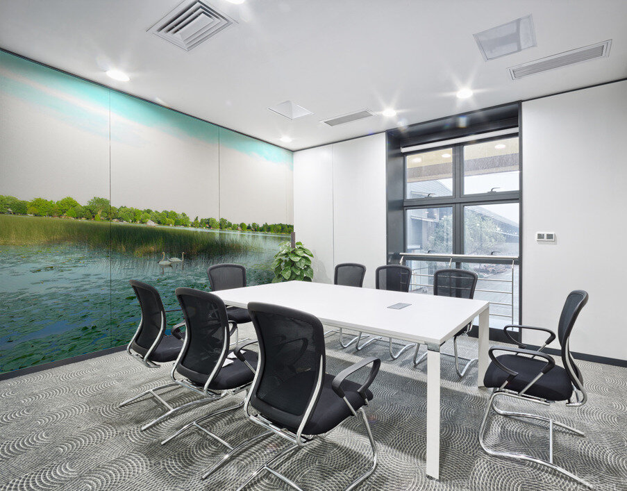 MI Swan Lake Wall Printing