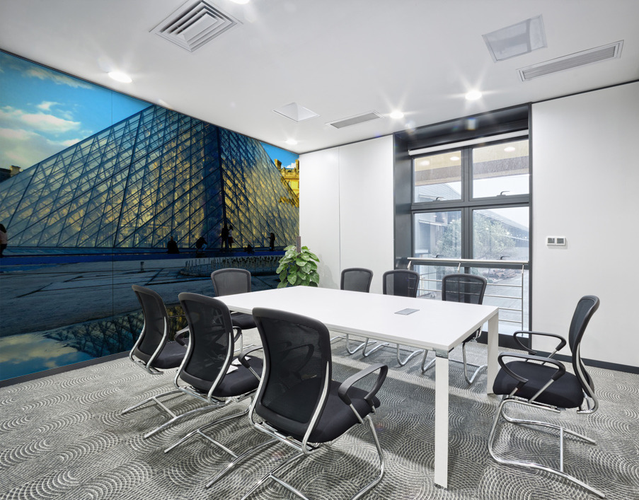 I Louvre Reflections 2B Wall Printing