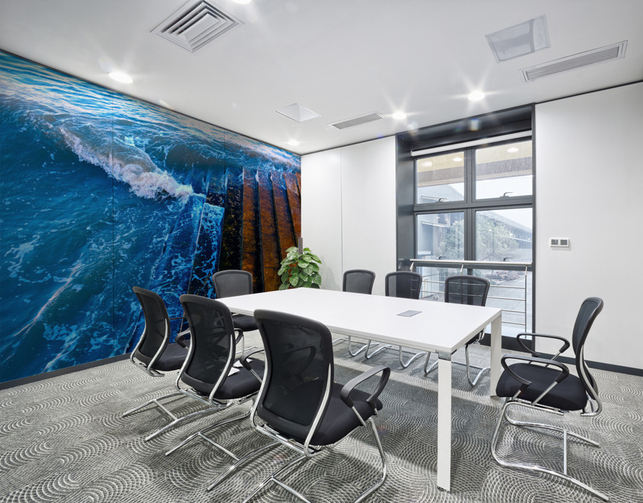 Step into the Wave Wall Printing