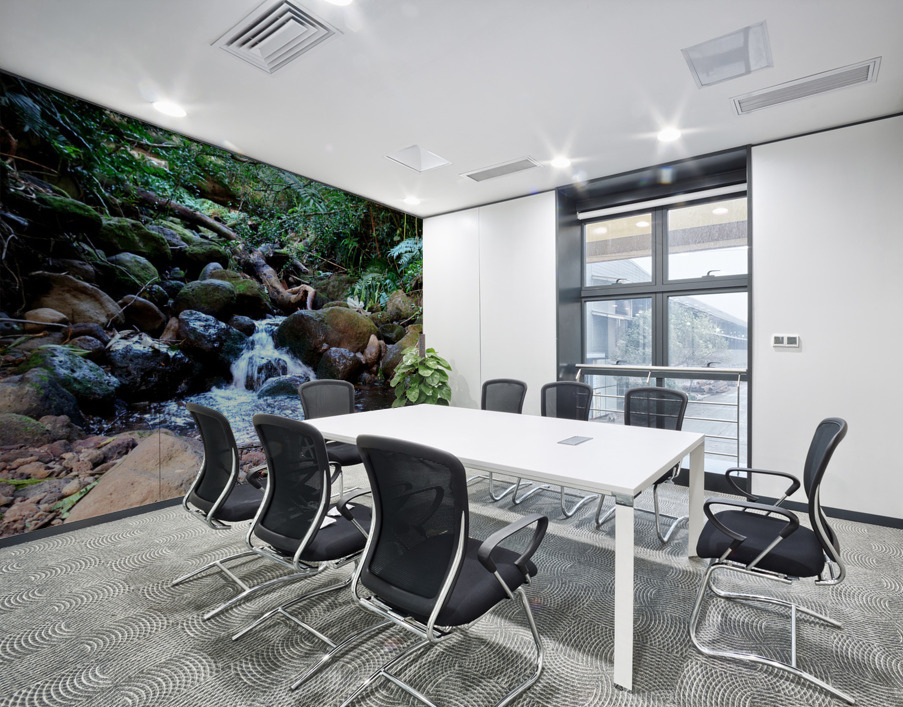 Hiking Hawaii Water Flow Wall Printing