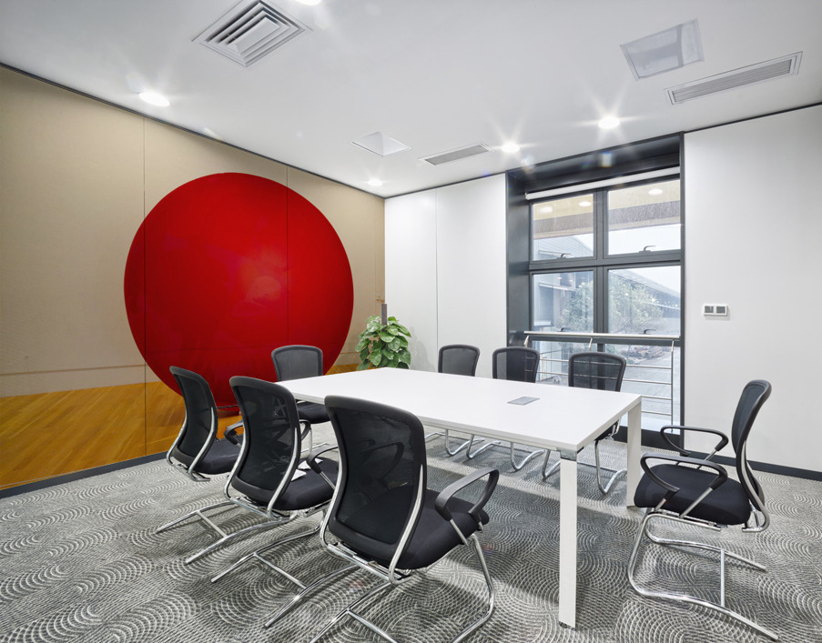 Big Red Dot Wall Printing