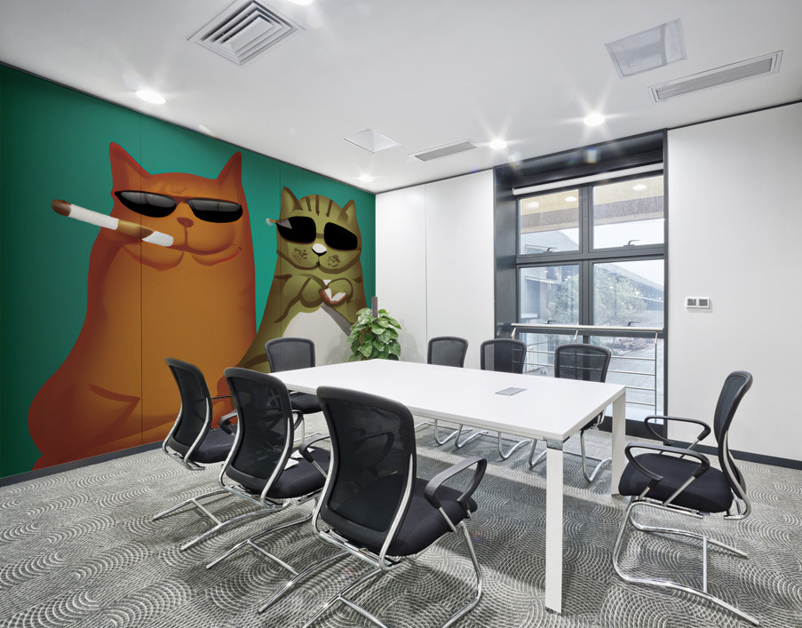 BadCatz Selfie 1A Wall Printing