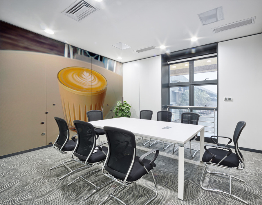 Never Too Latte Wall Printing