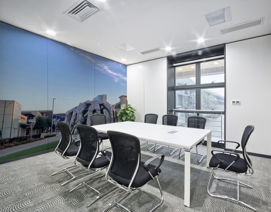 Chrome Convergence Wall Printing