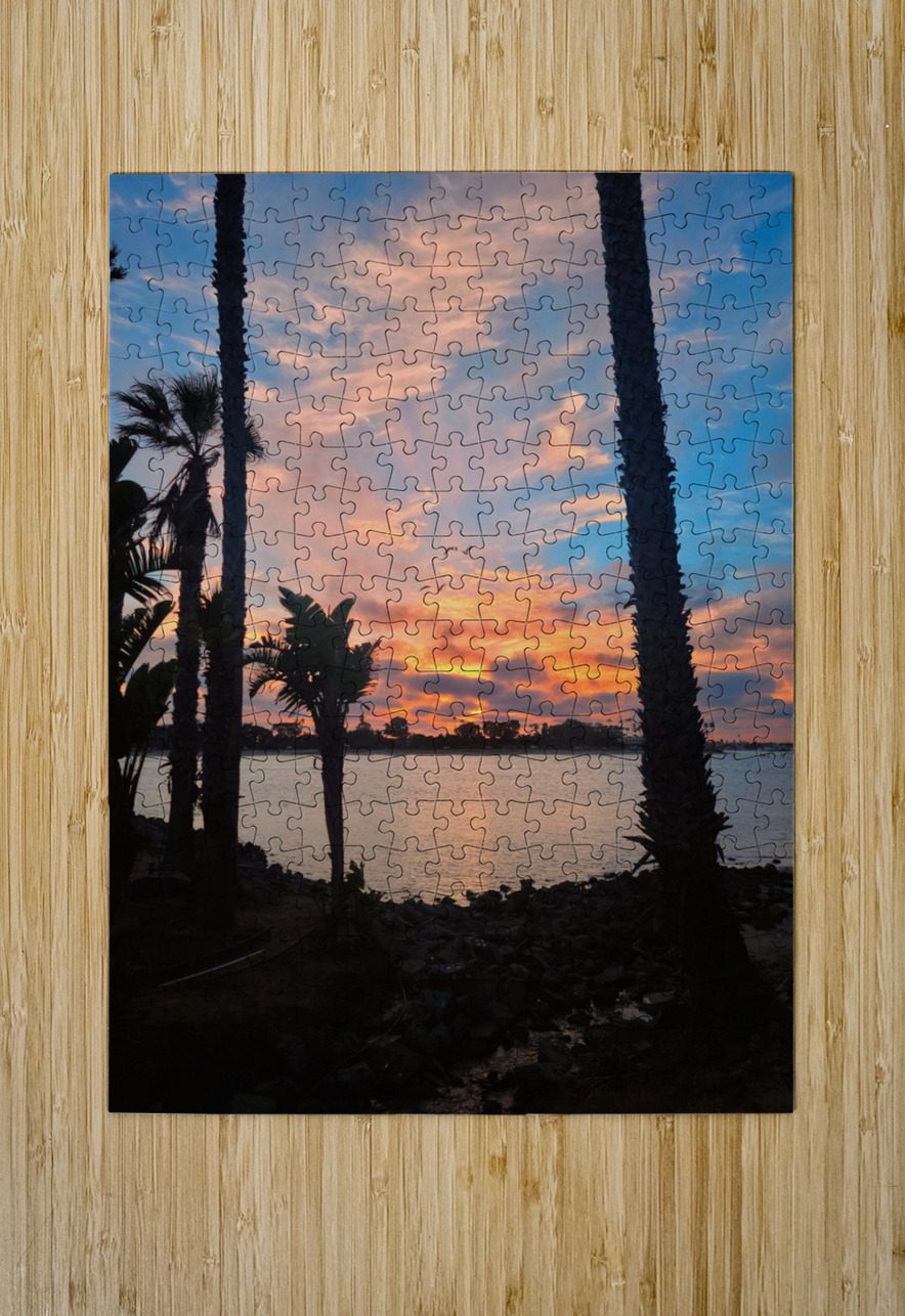 Sunset Paints the Sky in Fire Click4Pix Puzzle printing
