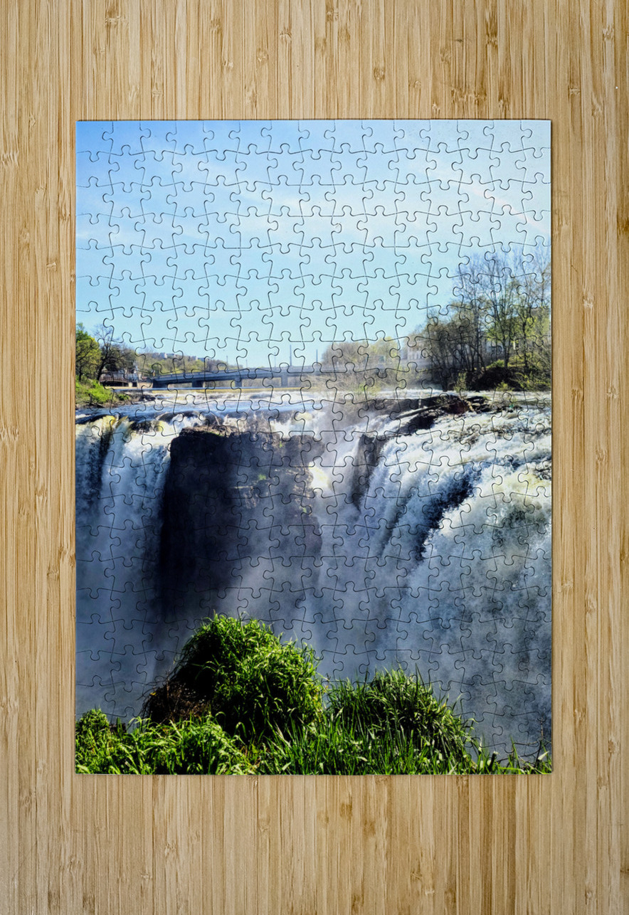 Sky Meets Surge: Paterson Great Falls Divided Click4Pix Puzzle printing