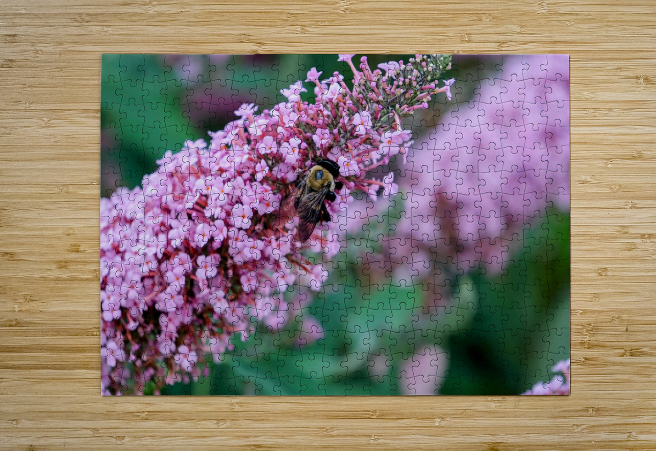 Sustaining Grace:  The Bee and the Butterfly Bush Click4Pix Puzzle printing