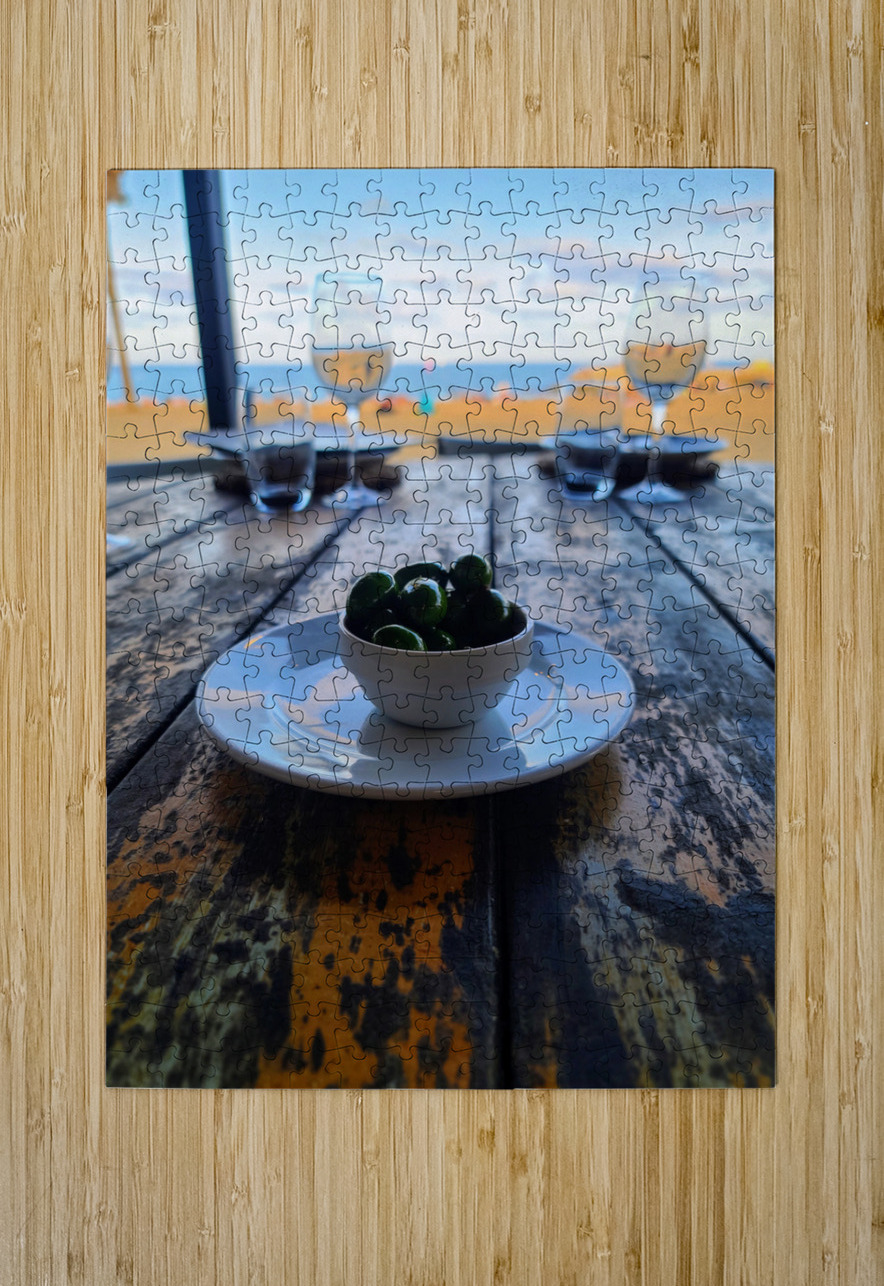 Olive Beach Dining:The Taste of Silence Click4Pix Puzzle printing