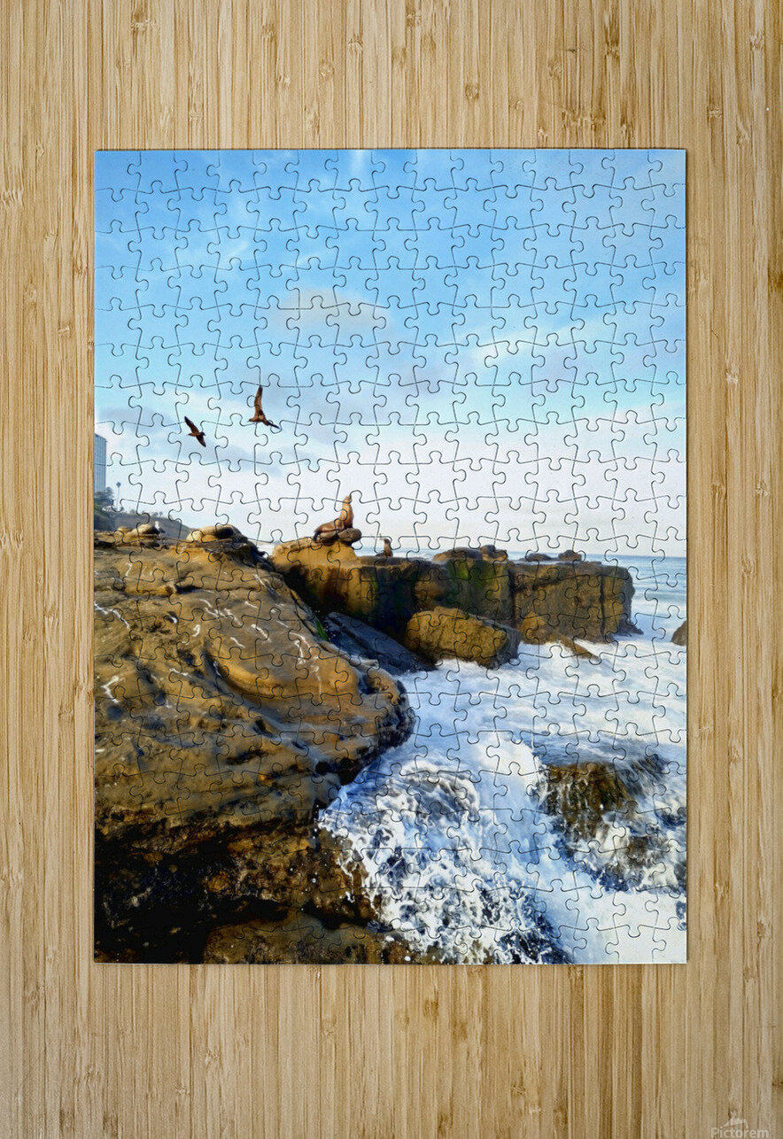 Seal Meditation Click4Pix Puzzle printing