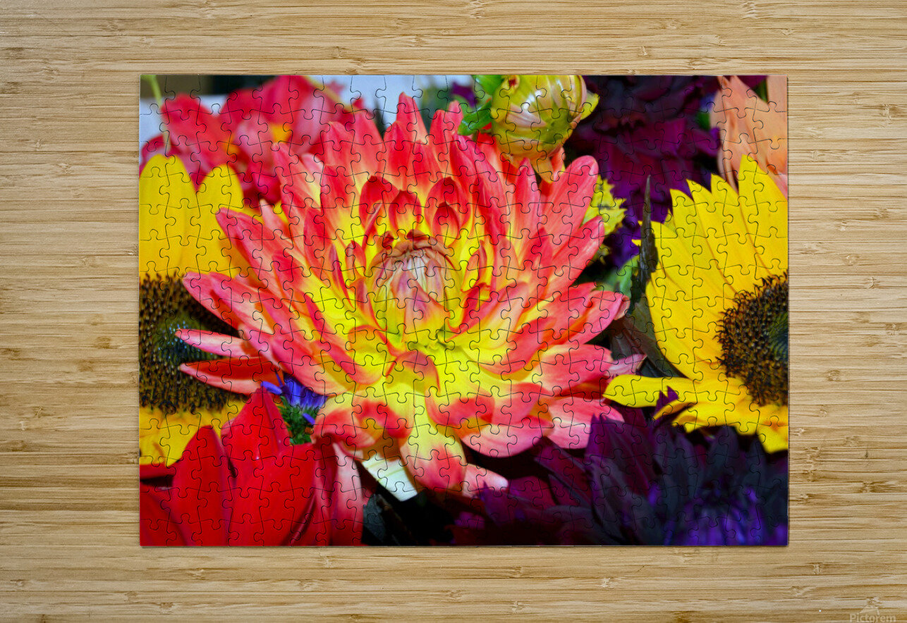 Flower Bloom 2 Click4Pix Puzzle printing