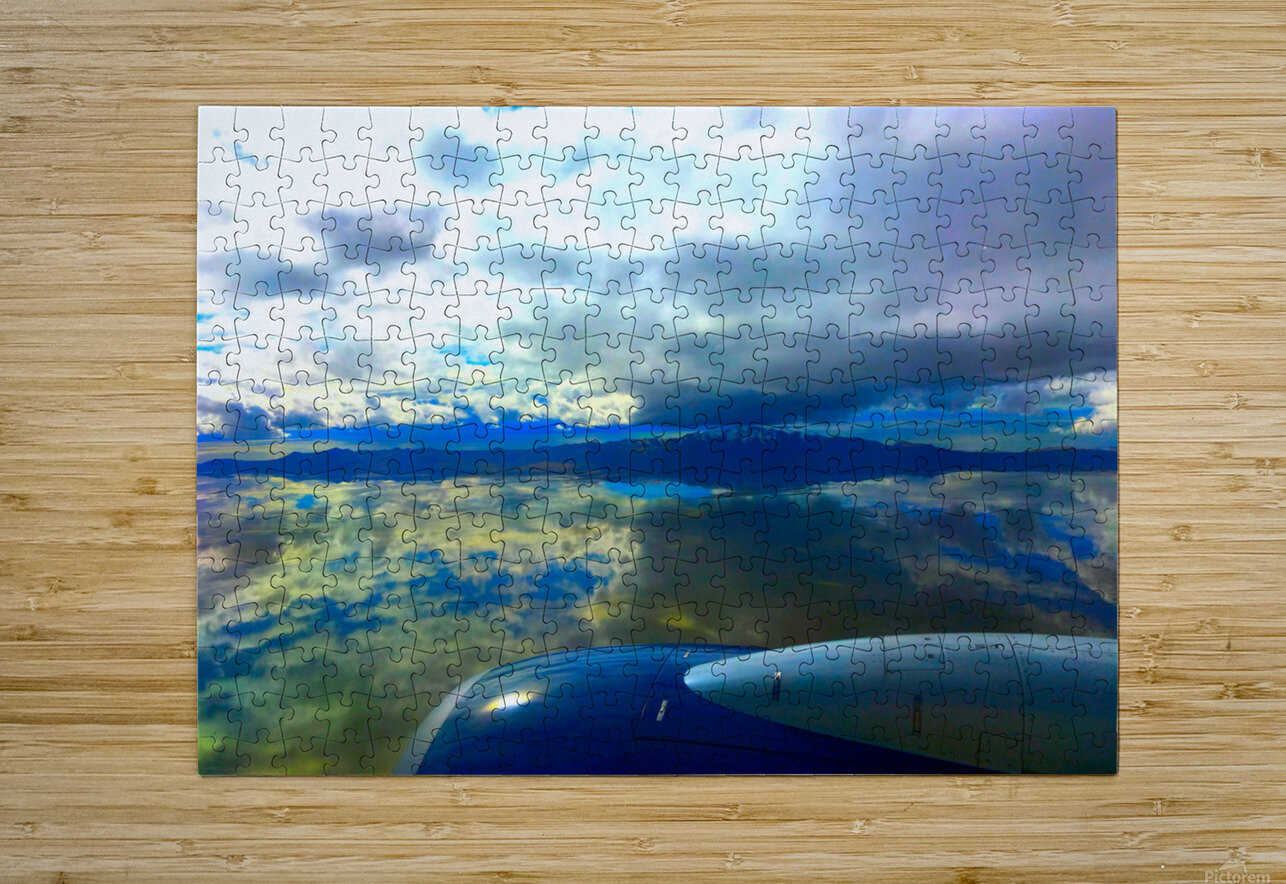 Reflections Over Great Salt Lake  2 Click4Pix Puzzle printing