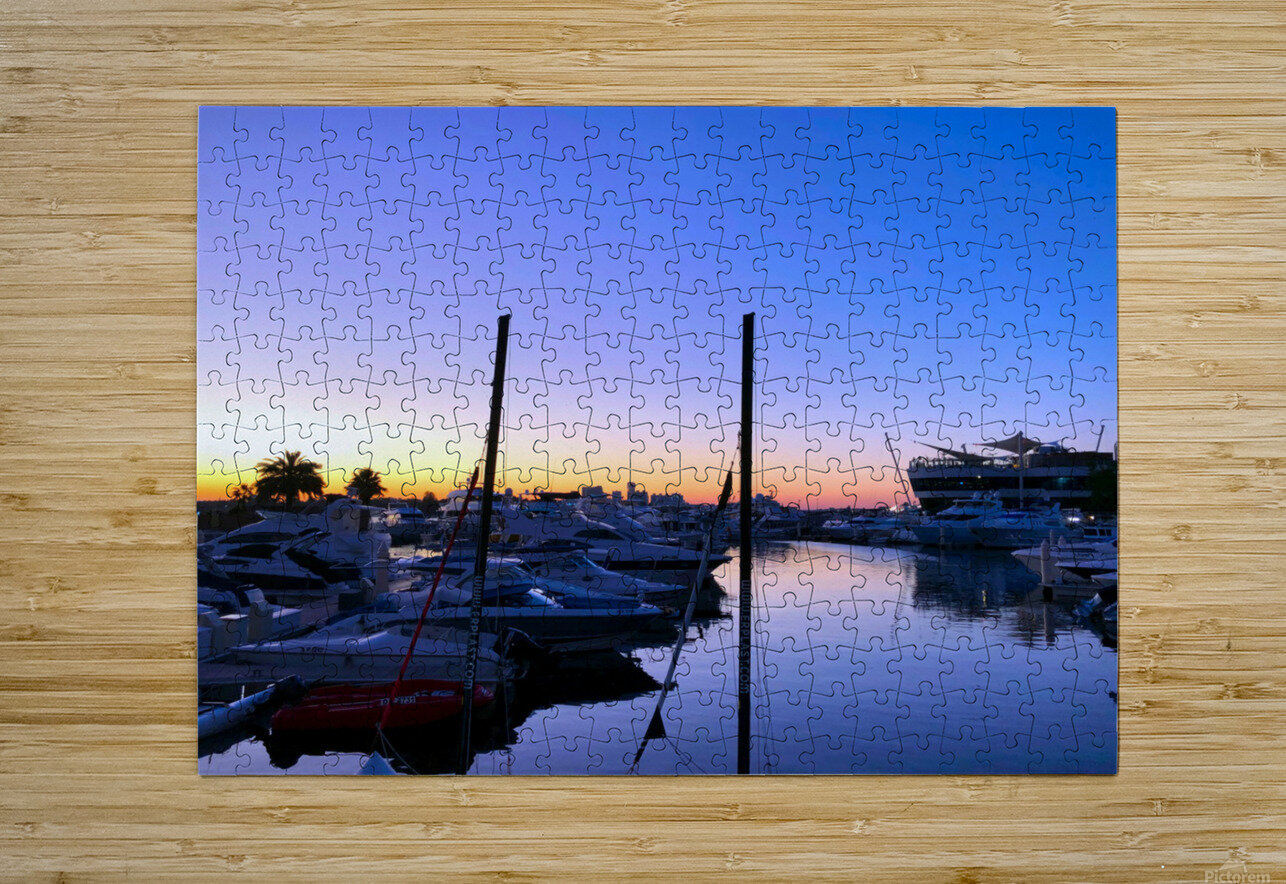 Docks of the Desert Dubai Style 2 Click4Pix Puzzle printing