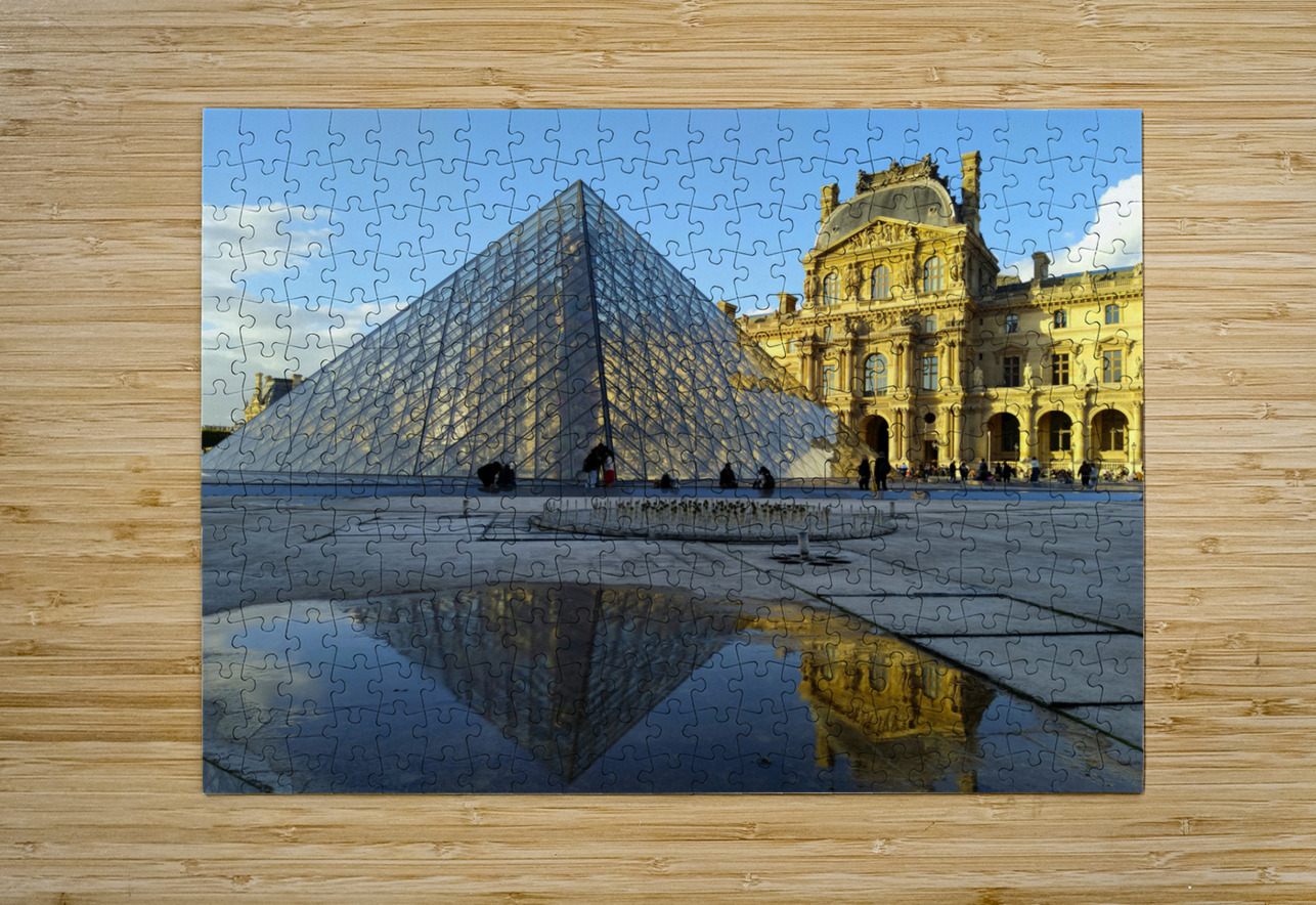 I Louvre Reflections Click4Pix Puzzle printing