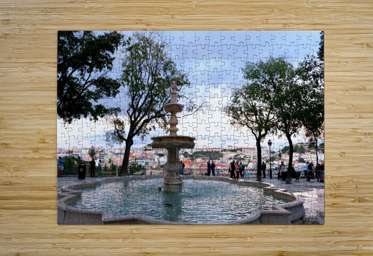 Lisbon Water Fountain  Click4Pix Puzzle printing