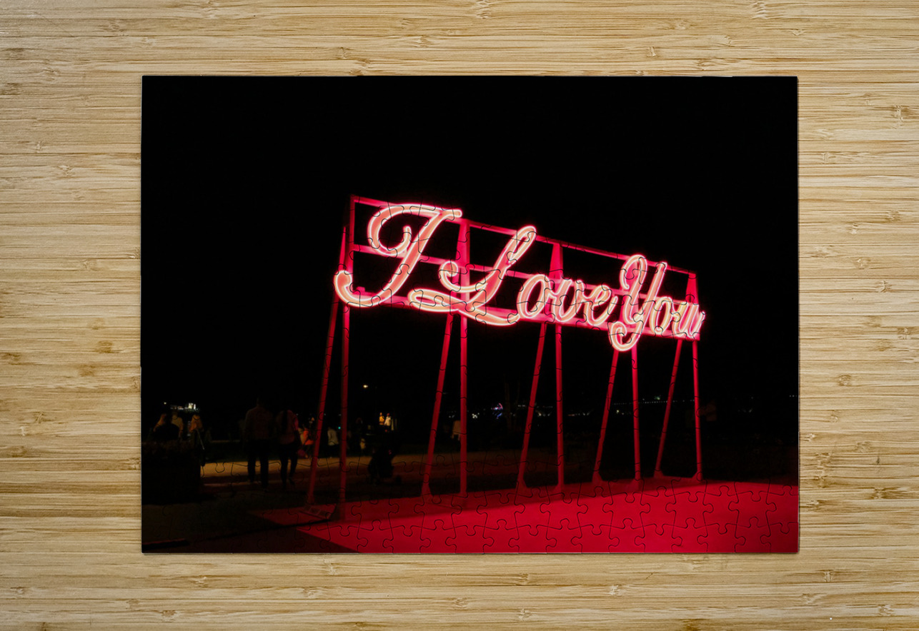I LOVE YOU Sign Click4Pix Puzzle printing