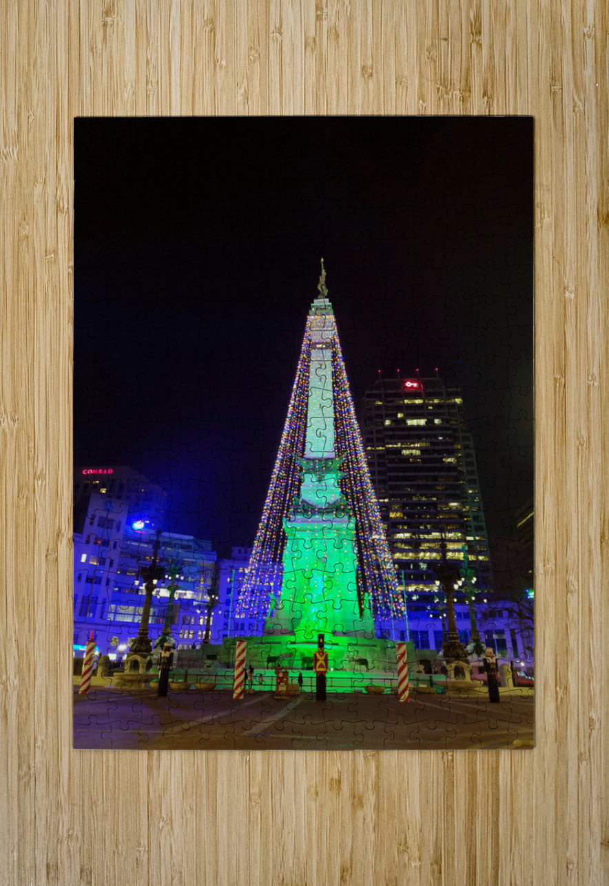 Christmas Tree Lights Click4Pix Puzzle printing