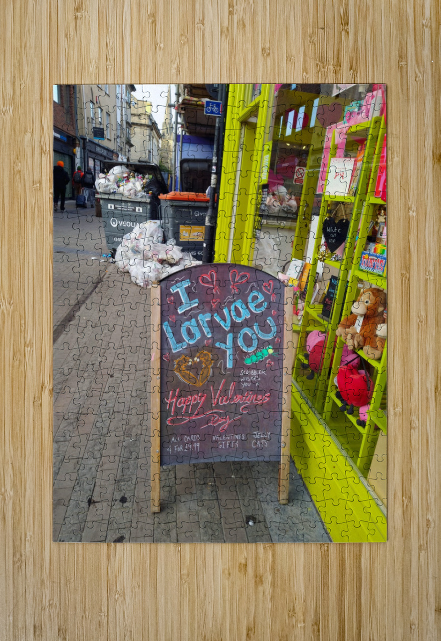 I Larvae You No Backbone Love Click4Pix Puzzle printing