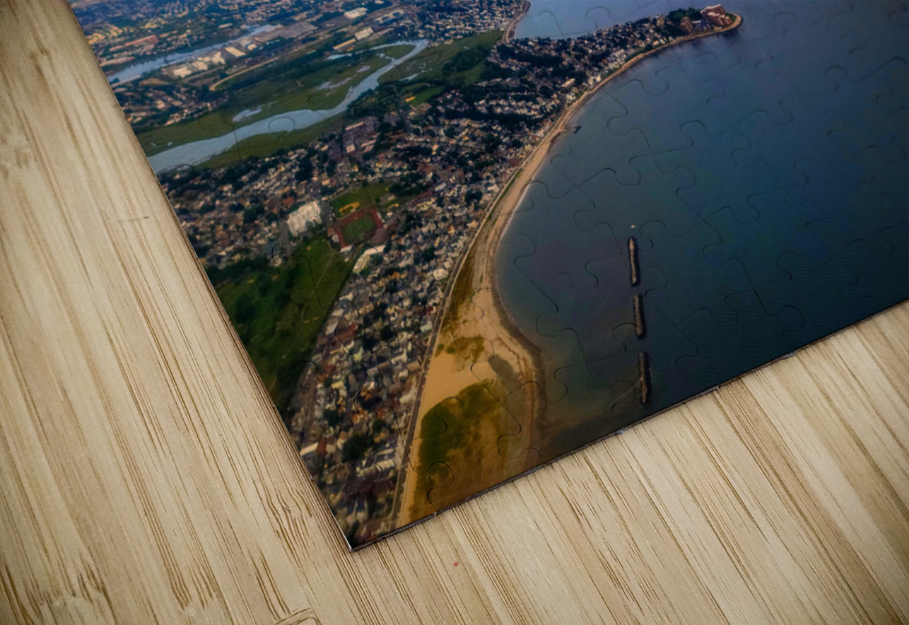 Tides of Perspective: An Elevated Gaze over Boston Bay Click4Pix Puzzle