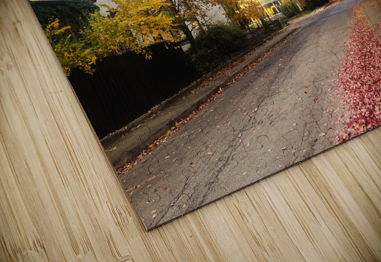 Fall Over the Fence - Autumn’s Embrace  Click4Pix Puzzle