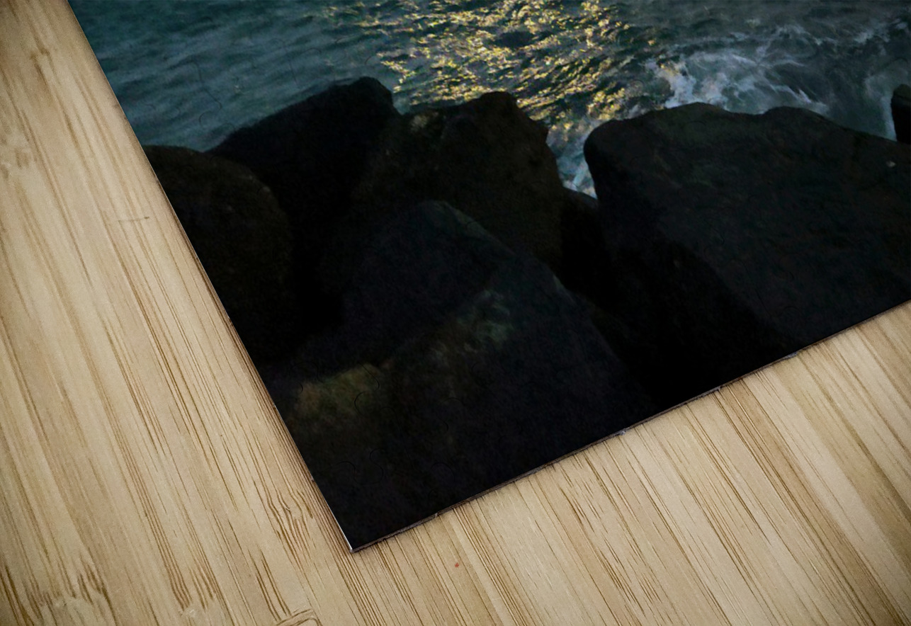 Reflections of the Moon at Poolbeg 2 Click4Pix Puzzle