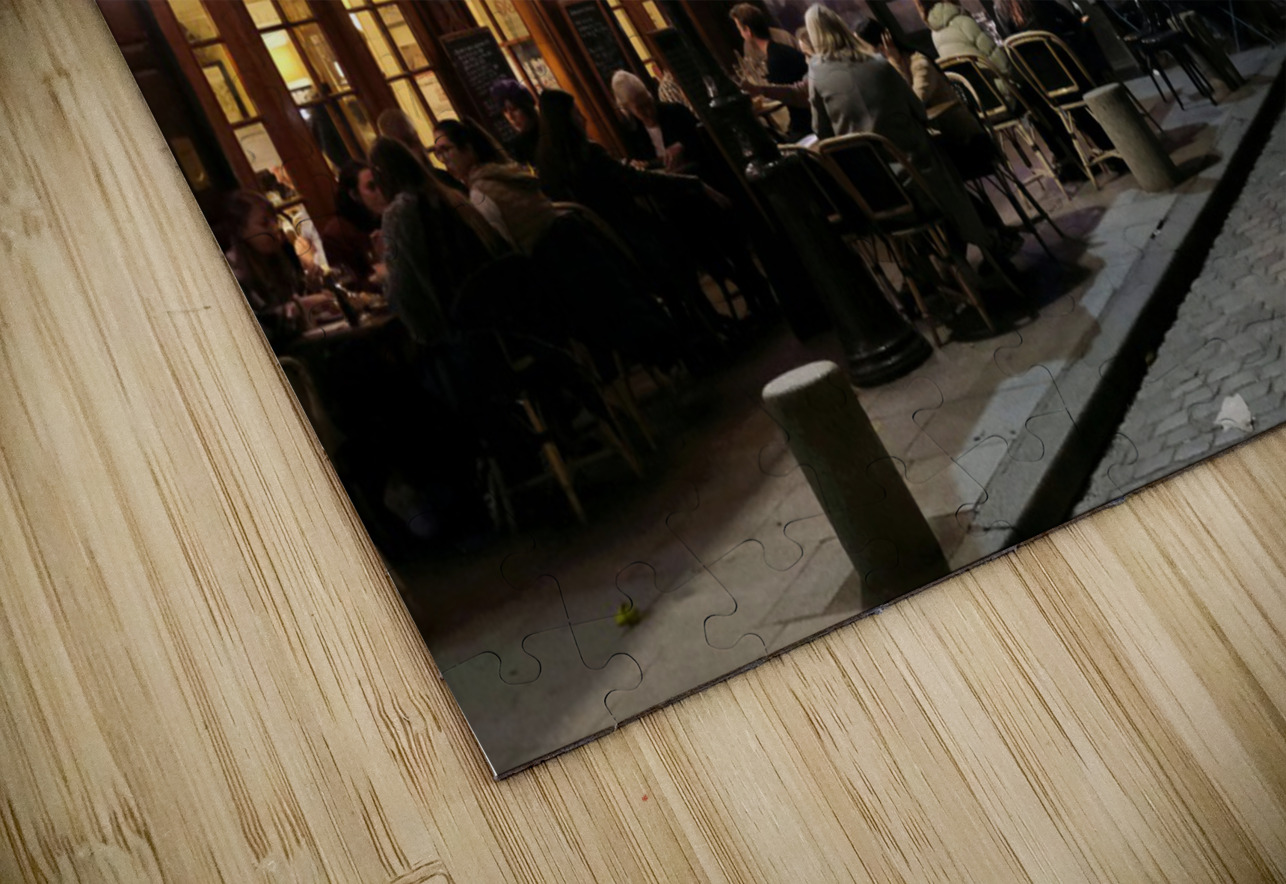 Streets of Paris -- Night Life 2 Click4Pix Puzzle