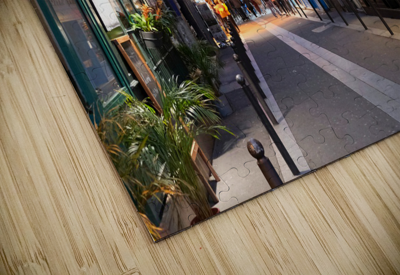 Streets of Paris -- Night Life  Click4Pix Puzzle