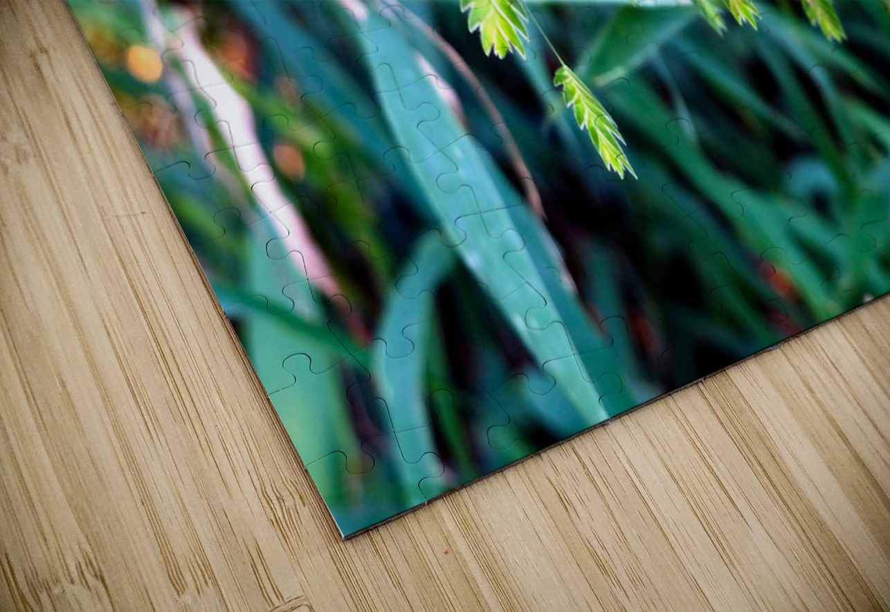 Silent Green Wind Chimes Click4Pix Puzzle